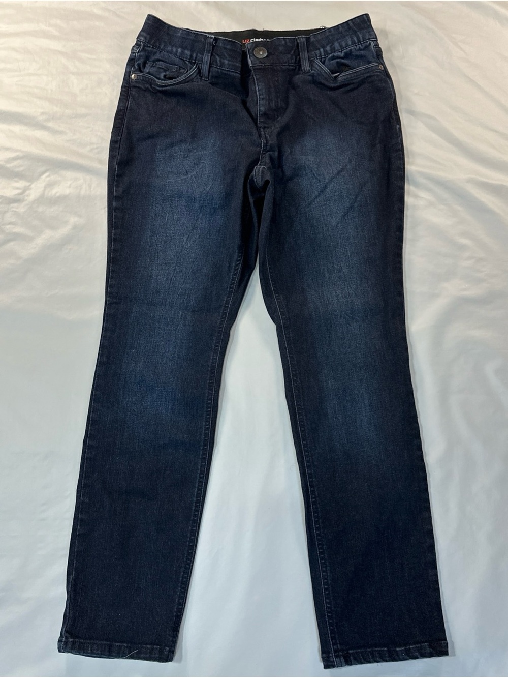 Liz Claiborne Dark Indigo Cropped Jeans